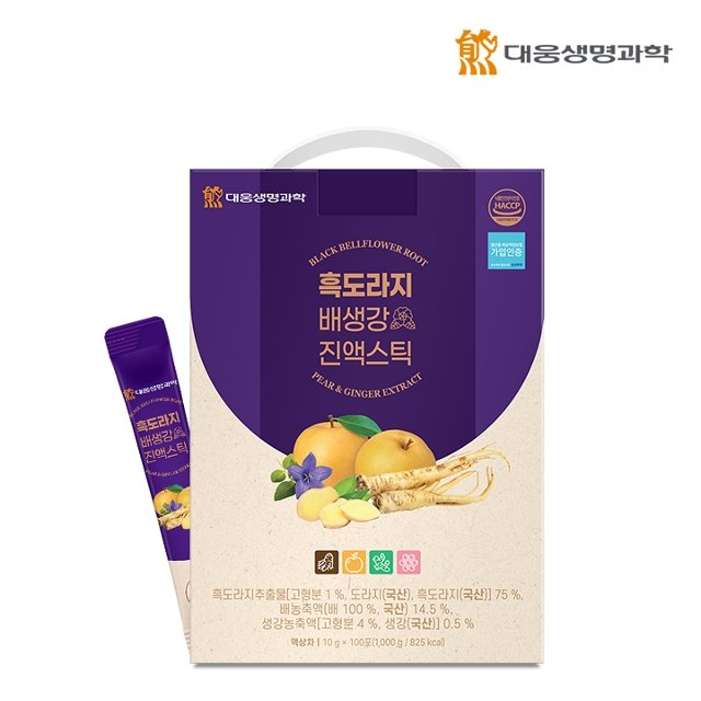 [대웅생명과학] 흑도라지배생강 진액스틱 10g 100포 1박스