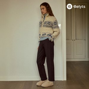 [벨리츠] 26FW 여성 트리코트 기모 본딩 팬츠 4종