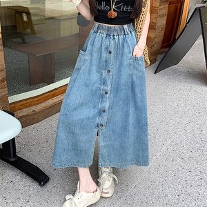 [비니브] 샤비 워싱 데님 스커트