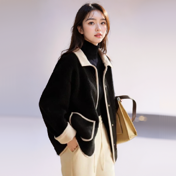 [비니브] 소보루 코듀패치 자켓