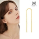 골드앤 순금 24K 심플 롱귀걸이 중