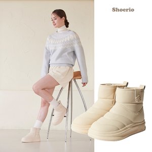 슈리오 윈터 방한 패딩부츠 