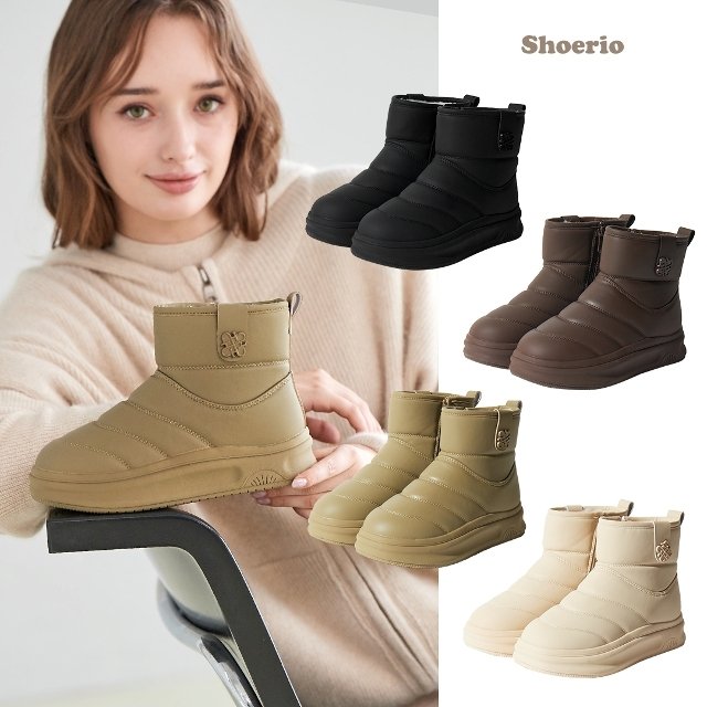 슈리오 윈터 방한 패딩부츠 