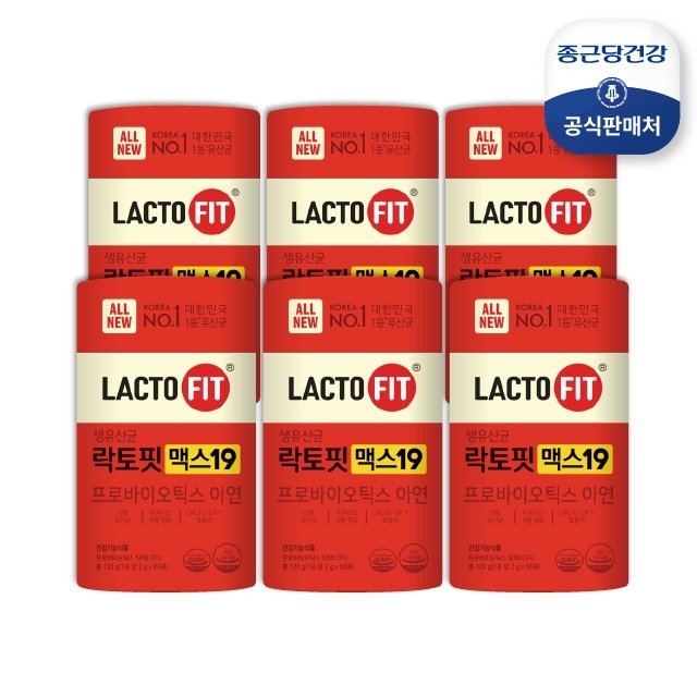 종근당건강 락토핏 맥스19 12개월분