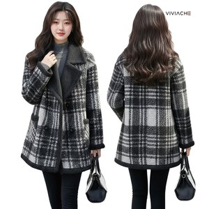 비비아체 카우빌 페이크 모직코트