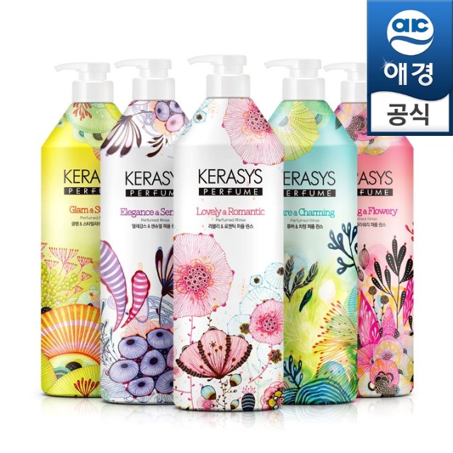 케라시스 퍼퓸 샴푸/린스 980mlx5개