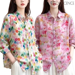 [플로레센스]루아노바 도트 셔츠블라우스 2종