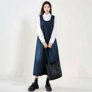 [플로레센스]루쏘벌룬데님원피스(색상선택)