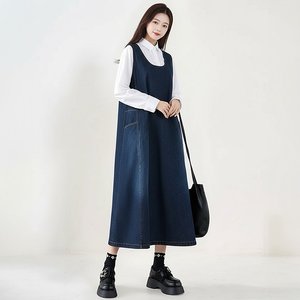 [플로레센스]루쏘벌룬데님원피스(색상선택)