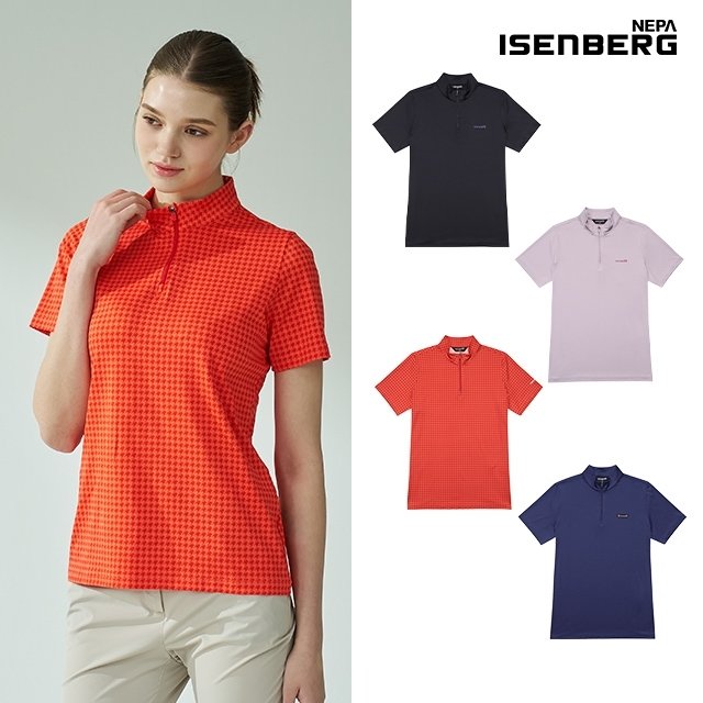 [NEPA] 네파 ISENBERG 초특가! 기능성 반팔 집업티셔츠 4종, 여성