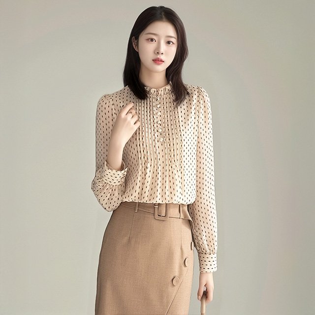 [플로레센스]디어포레콩단추블라우스2종