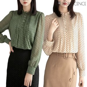 [플로레센스]디어포레콩단추블라우스2종