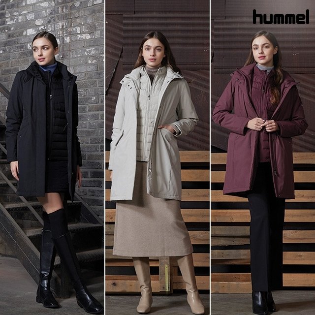 험멜 신년특집! 고기능성 웜 코트 + 베스트 2종세트, 여성