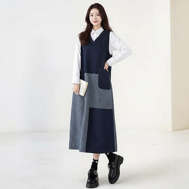 [플로레센스]소히주로맨틱데님원피스(색상선택)