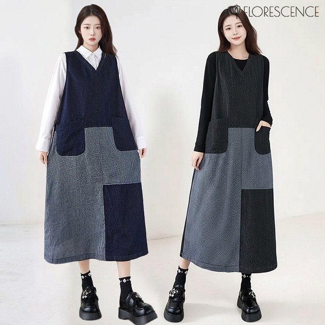 [플로레센스]소히주로맨틱데님원피스(색상선택)