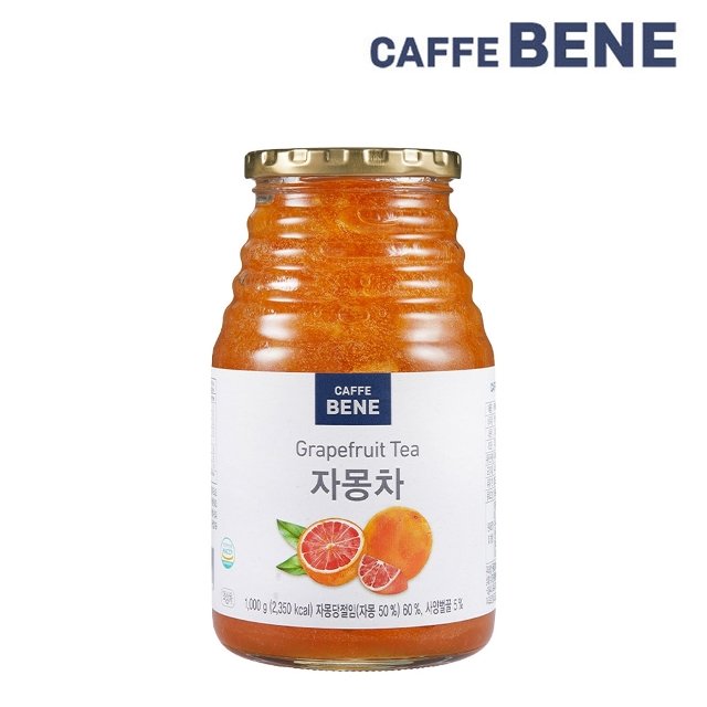 [카페베네] 국산 벌꿀이 함유된 깊고 진한 과일청 자몽차 1kg