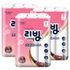 리빙 크리미 소프트 피오니부케향 화장지 3겹 30롤x3개/무포름/휴지/삼정펄프