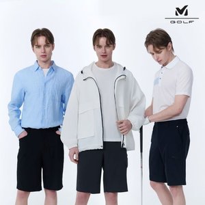 [프리미엄] 밀레골프 25SS 최신상! 에어리 쿨 하프팬츠 3종, 남성