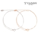[TANDY] 탠디 실버925 여성용 더블링 팔찌 TDB501 2종 택1
