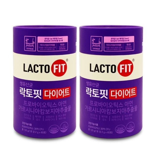 종근당건강 락토핏 생유산균 락토핏 다이어트 2g x 60포 X 2통