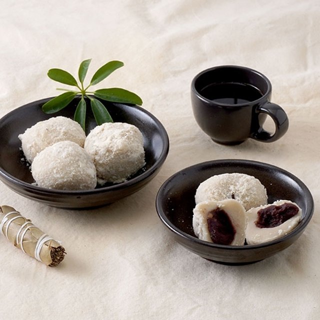 [작심밀도]대통령표창 대월떡집 거피팥 찹쌀떡 1박스 (10개입) / 총 500g