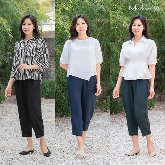 (가격인하) 25SS 마담4060 풍기인견 팬츠 3종