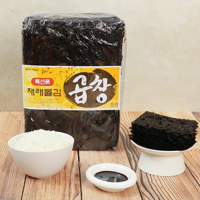 [한설식품] 25년 곱창김 100장 상급 350g 내외