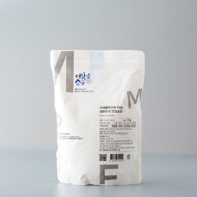 더맑은소금 간수뺀 신안 천일염 굵은 소금 1kg