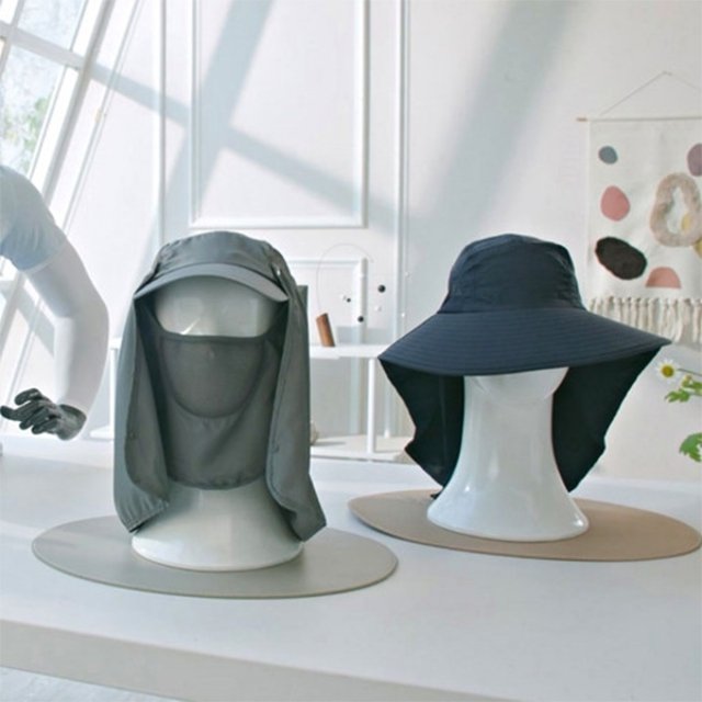 [Fitera] 핏테라 쓰고가리고365 선캡+쿨토시 세트(마스크썬캡+가림형썬캡+쿨토시2세트)