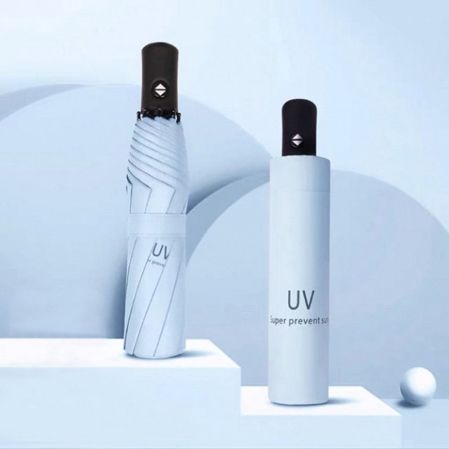 [1+1] UV차단 원터치 3단 자동우산 컬러5종택2