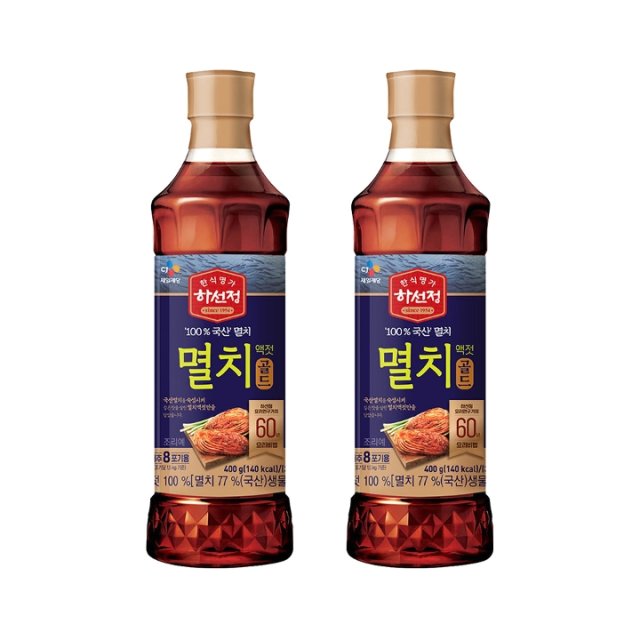 하선정 멸치액젓 400G X2개