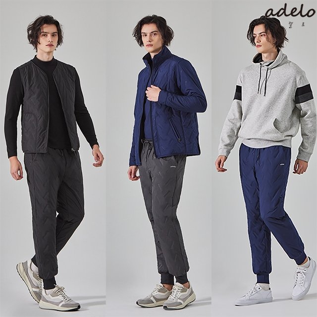 25FW 아델로 패딩 팬츠 남성 3종