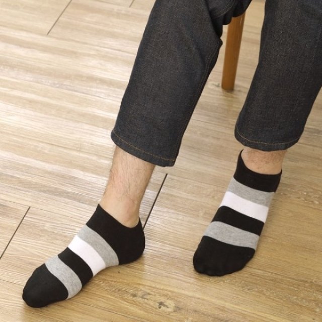 [서울양말]남자 B링글 발목양말 10켤레 스니커즈 학생 남성양말_P300892318
