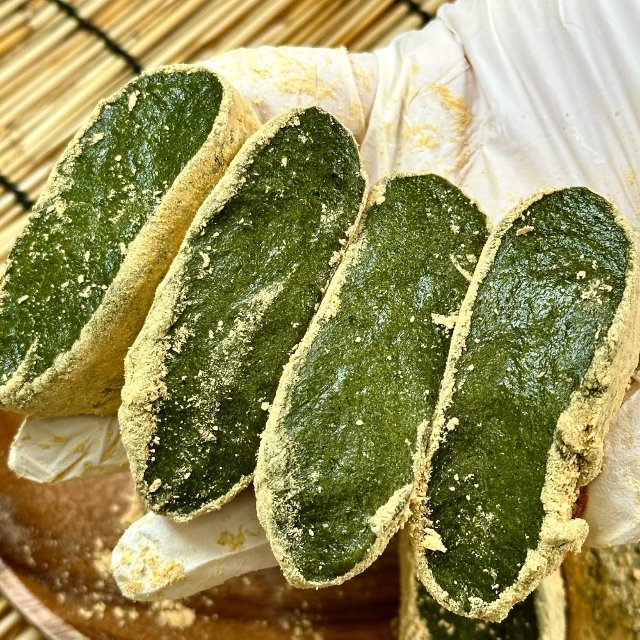 명가삼대떡집 30년 전통 쑥떡 쑥인절미 100g x (10개입)+ 콩고물 증정 