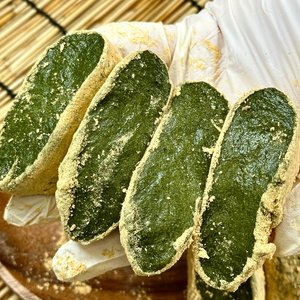 명가삼대떡집 30년 전통 쑥떡 쑥인절미 100g x (10개입)+ 콩고물 증정 