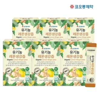 [코오롱제약] 유기농 레몬생강즙 14포x6박스