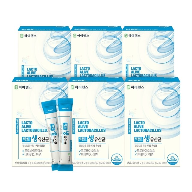 하이헬스 락토 생 유산균 2g x 30포 6박스