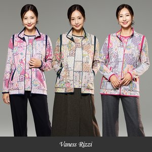 [기획특가] 24FW 바네사리찌 핫픽스 기모 앙상블 (블라우스+베스트)