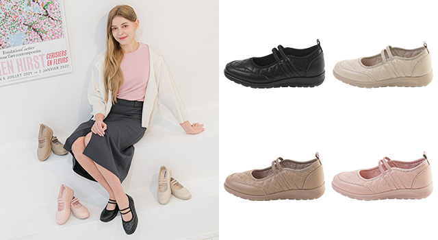 헬시온 더블 스트랩 메리제인