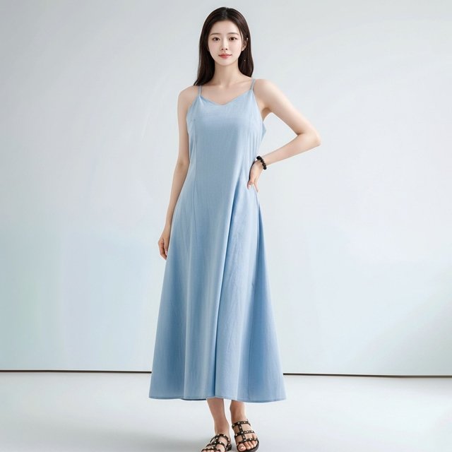 [헬리꽁땡]쿨링원피스+셔츠가디건(2종)(색상선택)