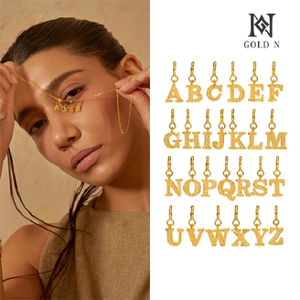 골드앤 순금 24K 이니셜 펜던트