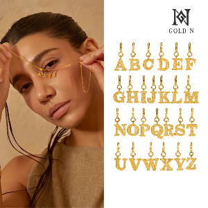 골드앤 순금 24K 이니셜 펜던트