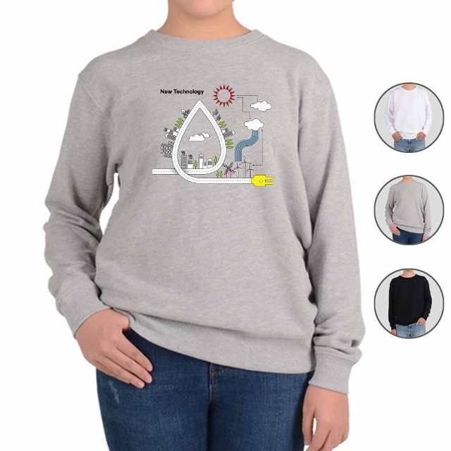 기모맨투맨 에너지 탄소중립 물부족 CARBON NEUTRAL A (WFG2HOB)