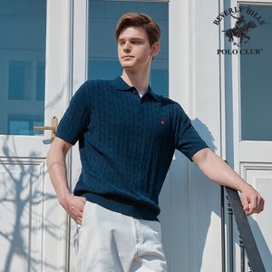 [한정수량] 비버리힐즈폴로클럽 남녀 반팔 케이블니트 3종