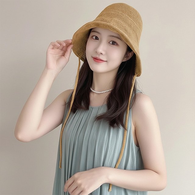 [플로레센스]떼아모보넷버킷햇모자2종