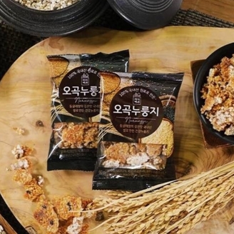 [간편하고, 건강하게!!] 미식백과 오곡누룽지 60g×77봉