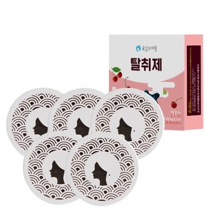 욕실의여왕 실내용 고체 탈취제 블랙체리 5개