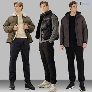 25FW ELLE SPORT 남성 보아퍼 패딩 팬츠 3종
