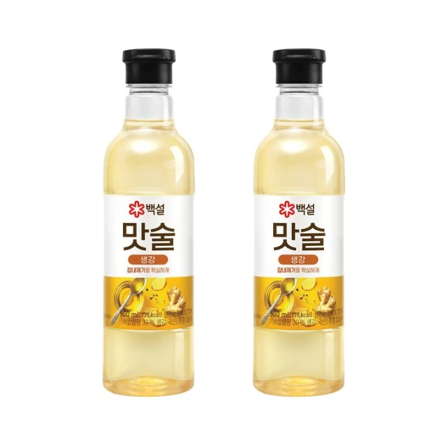 백설 맛술 생강, 500ML, 2개 - 에누리 가격비교