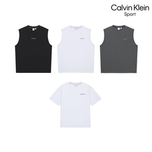 [CalvinKlein] 캘빈클라인 26SS 시그니처 슬리브리스 3종 + 티셔츠 1종, 남성